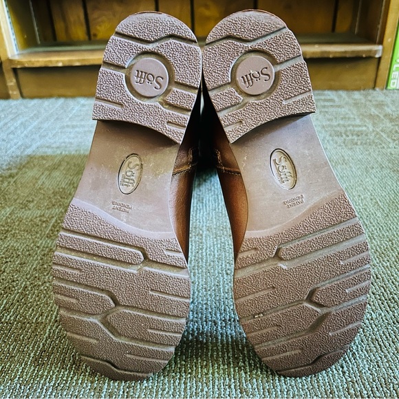 Sofft Brown Leather Sharnell II Lace Up Adjustable Riding Knee Boots, size 8 - Picture 12 of 14